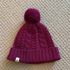 Smartwool Kids' Magenta Cable Knit Beanie